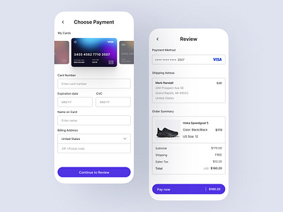 Daily UI #2 - Credit Card Checkout ui ux