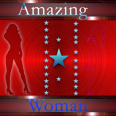 Amazing Woman 3d animation banner branding design graphic design illustration ui vector w