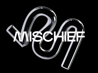 Mischief Capital - Glass 3d animation brand c4d logo