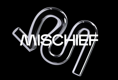 Mischief Capital - Glass 3d animation brand c4d logo
