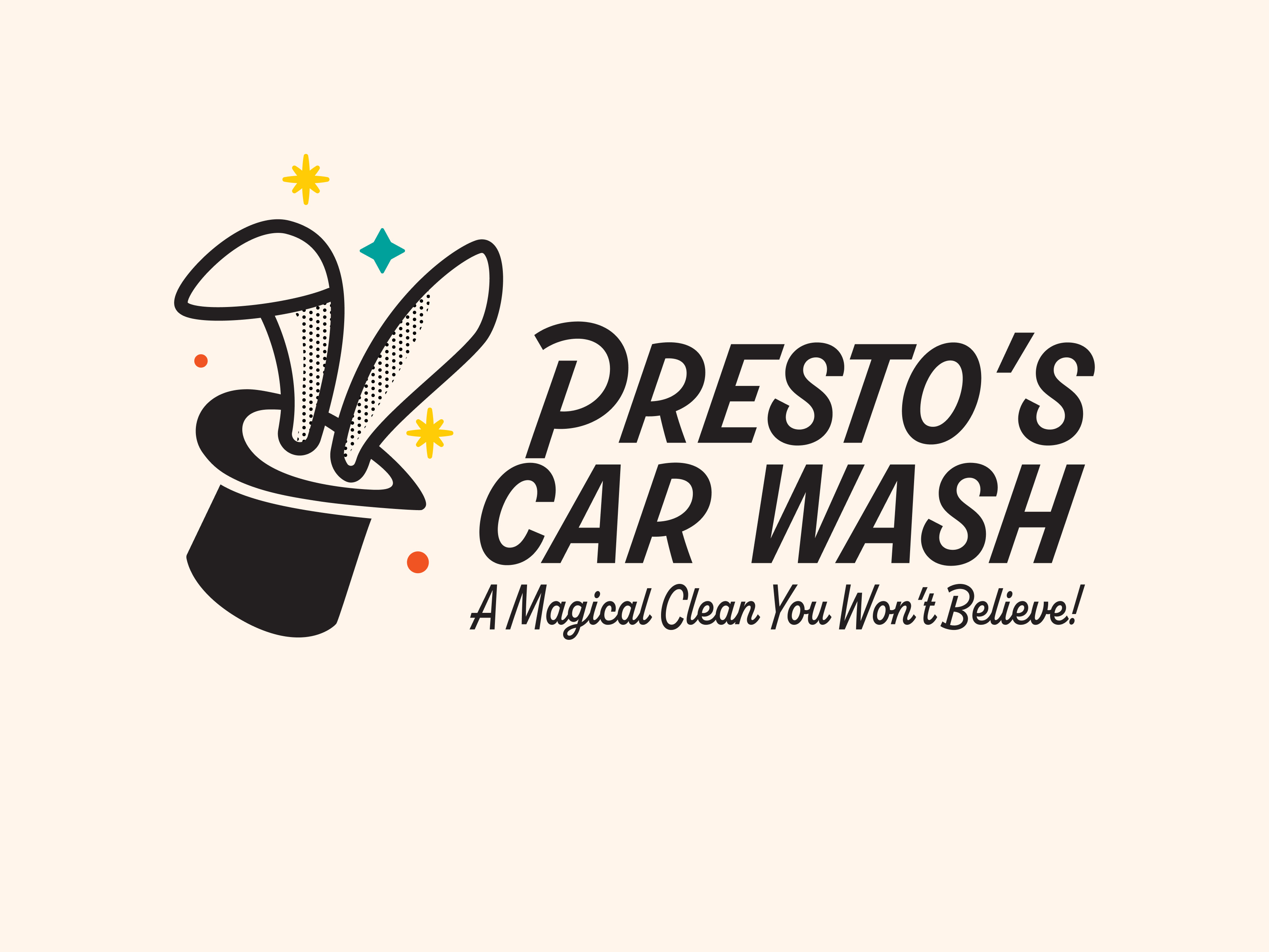 Full Branding Service // Presto's Car Wash by Grant Jones on Dribbble