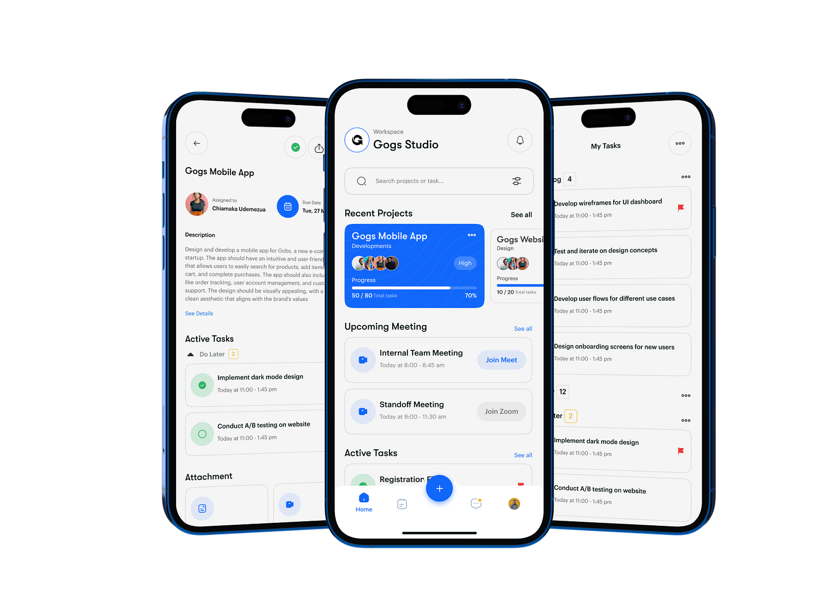 Collaborative workspace for a project management app by james adeshina