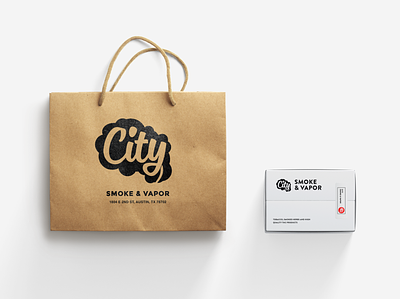 Branding: City Smoke & Vapor branding graphic design illustration logo
