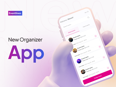 New App • Eventlinez app figma graphic design ui