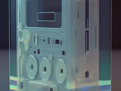 Motion IA - Cassette Plays animation midjourney motion graphics