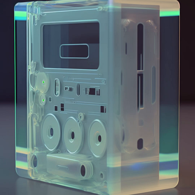 Motion IA - Cassette Plays animation midjourney motion graphics