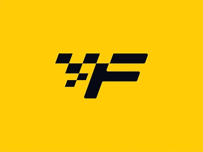 Letter F Racing Logo automotive brand identity branding car design f logo letter f logo logo design motorsports power racing racing logo speed speed logo sports ui ux vector victory