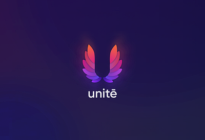 Unite Logo, Visual Identity, Branding app logo brand branding logo logo design logotype visual identity