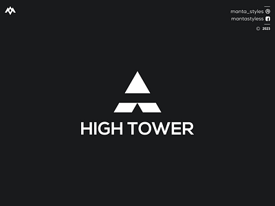 HIGH TOWER app branding design icon icon tower logo illustration letter logo minimal ui vector