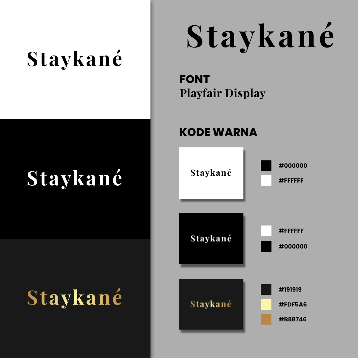 Staykane Logo by Hermansyah Adika Putra on Dribbble