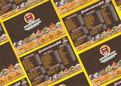 Food Menu Design food design food menu design graphic design meatball menu design menu design