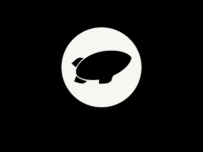 Zeppelin branding design logo vector zeppelin