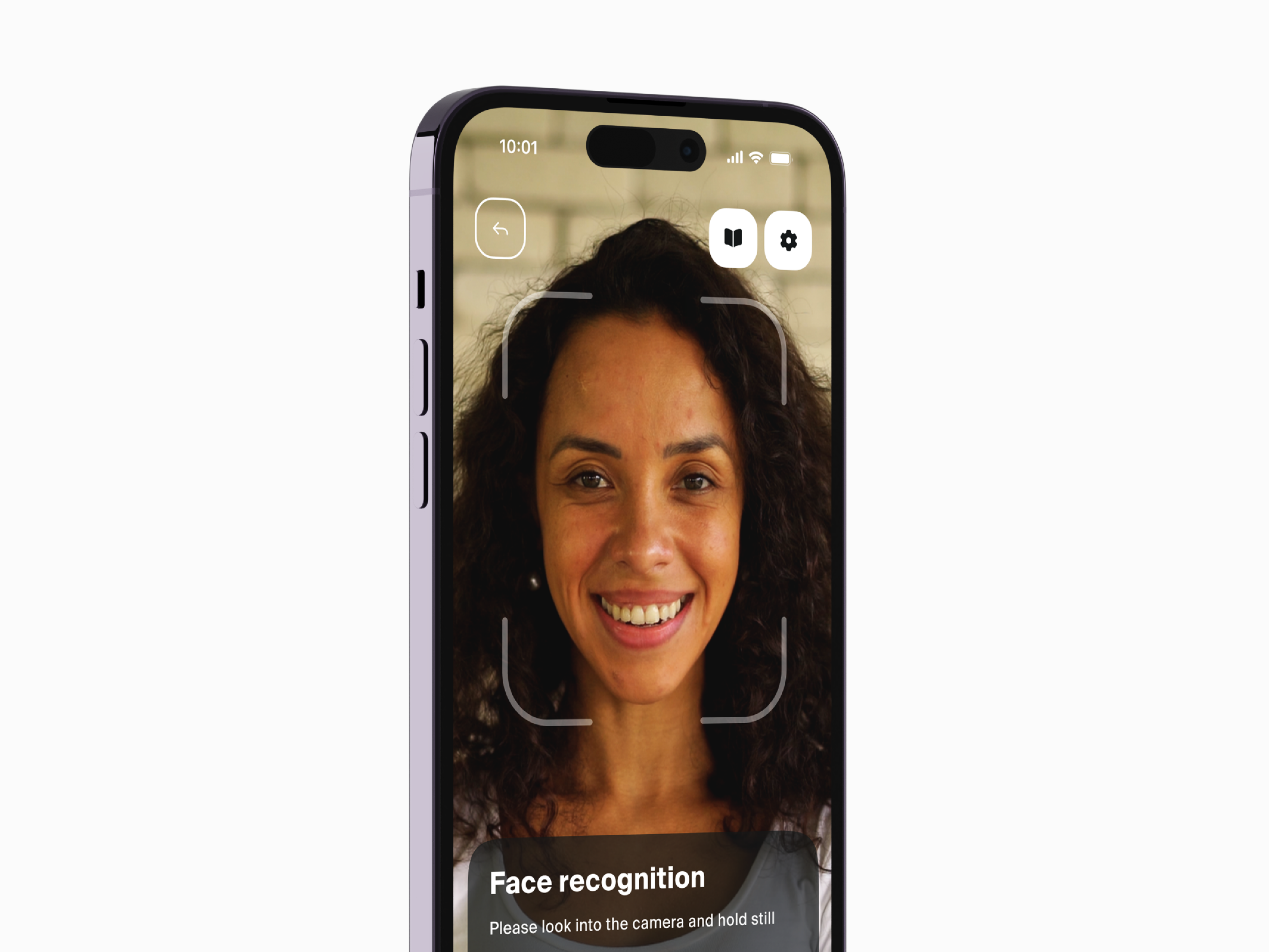 Digital ID service — PolyID 3d animation app btc cards crypto design face id mobile scan