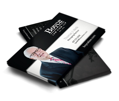 Boyce Law Business Cards business card design print print design