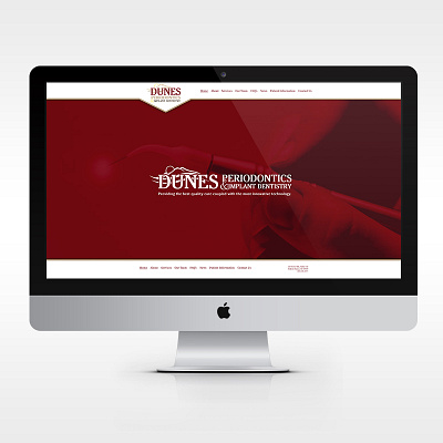 Dunes Periodontics - Website Design design web web design website