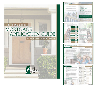 Mortgage Application Guide design layout design print print design