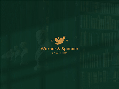 Warner & Spencer branding corporate firm logo design firm logo graphic design law firm logo law logo logo logo identity logobranding logodesign vector