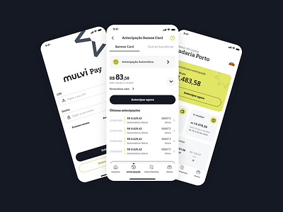 Mulvi Pay - Design System e Aplicativo app bank design system mobile mulvi pay redesign