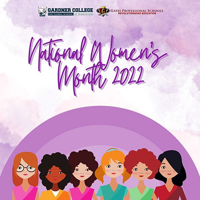 National Women's Month - 2022 design graphic design illustration poster