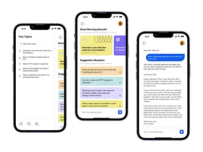 ChatKita - AI Assistant ai ai assistant apps artificial intelligence assistant bot chat chat ai chatgpt dark mode ios light mobile mobile app simple ui ui design uiux ux ux design