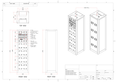 Indoor Rack 45U 45u cabinet indoor telco