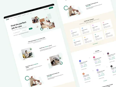 Civi - Job Broad Theme - Part 9 design template theme ui uidesign webdesign
