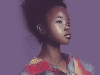 Women’s History Month illustration portrait procreate