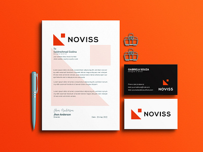 Logo Design on Letterhead & Business Card branding business card design graphic design graphicdesign illustrator letterhead logo logodesign modern logo