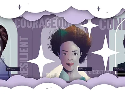 Women’s History Month Mural illustration mural portrait procreate