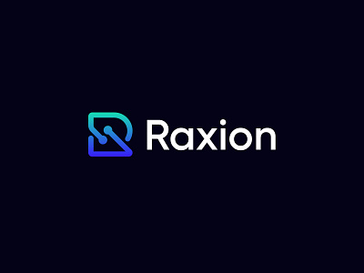 Raxion letter R software, technology logo design best logo branding logo logo design minimalist ogo modern logo popular logo software startup tech logo technology top logo