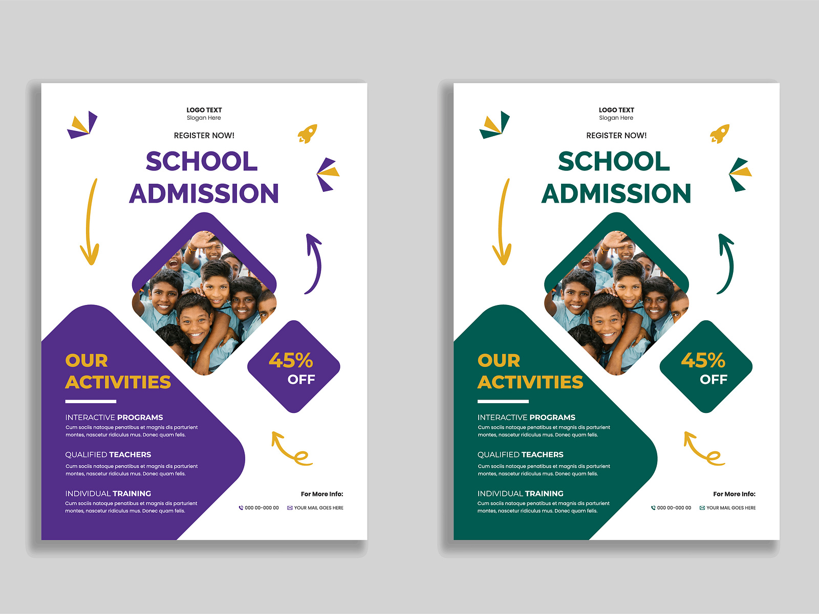 A flyer for school admission by Sohag Miah on Dribbble