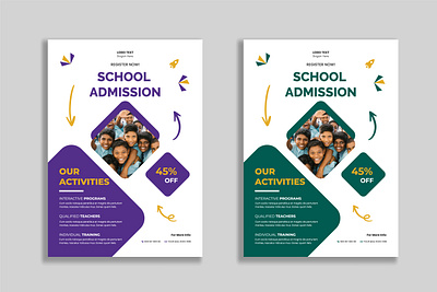 A flyer for school admission learn