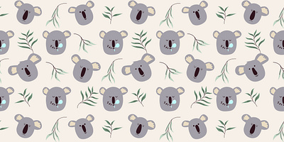 Koala seamless pattern animal pattern cute animal cute koala koala koala pattern pattern seamless pattern
