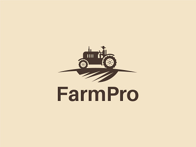 FarmPro Logo Design attractive branding identity logo logos marketing negative marketing stunning unique visual identity deisgn