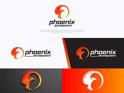 Phoenix development Logo Design a c e g i k m o q s w y z b d f h j l n p r w x branding logo business logo creative logo illustration letter mark logo inspiration logotype md sunmun islam mdsunmun5 minimalist logo modern logo phoenix professional logo sunmun typography unique logo vector logo