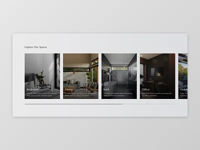Minimal Slider - Eco Furniture Store Website clean concept design eco elegant furniture light luxury minimal simple sustainable ui web web design website website design