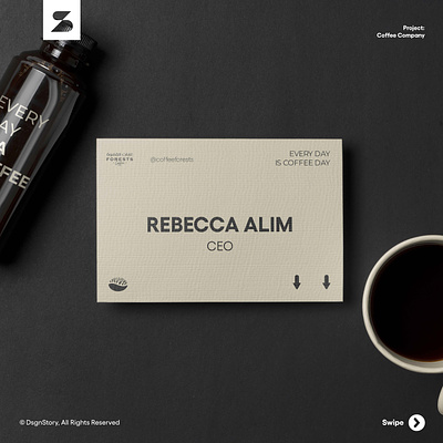 Coffee Forest Branding branding business card design graphic design illustration logo minimal ui ux vector