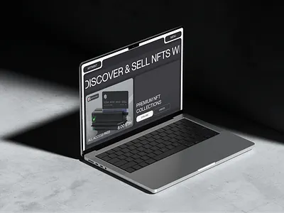 Artimint- NFT Marketplace Website black and white clean creative crypto design header interface marketplace minimal modern nft nft marketplace popular shot saidul islam typography ui design visual design web header website design