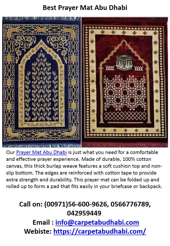 Best Prayer Mat In Abu Dhabi by DANIEL on Dribbble