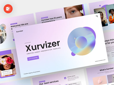 Xurvizer - Creative Powerpoint Template abstract annual business clean corporate download google slides keynote pitch pitch deck powerpoint powerpoint template pptx presentation presentation template report slides template ui web