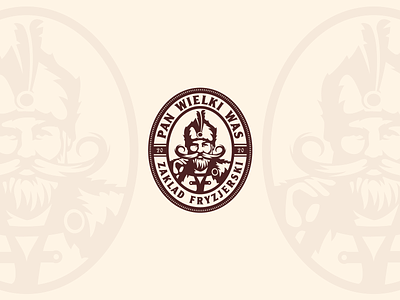 PAN WIELKI WAS badge branding design engraving graphic design illustration logo logotype vector vintage