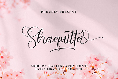Shaquitta - Modern Calligraphy Font logotype