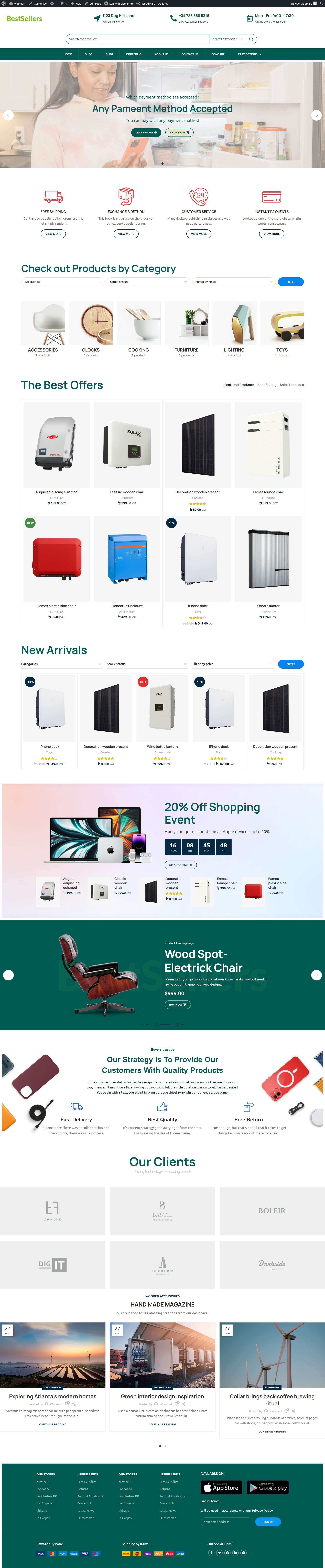 eCommerce Landing Page ecommerce store ecommerce website elementor multivendor website theme customization woocommerce store woodmart theme customization wordpress customization wordpress ecommerce