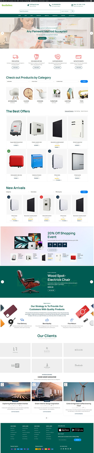 eCommerce Landing Page ecommerce store ecommerce website elementor multivendor website theme customization woocommerce store woodmart theme customization wordpress customization wordpress ecommerce