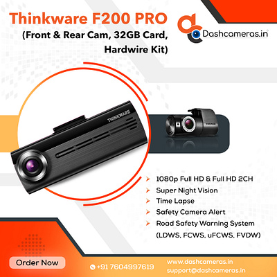 Thinkware F200 Pro 70mai best dash cam for car best dash cam in india dash camera dashcameras.in design illustration thinkware