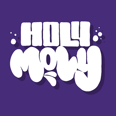 Holy Moly! branding design graphic design illustration lettering logo typography