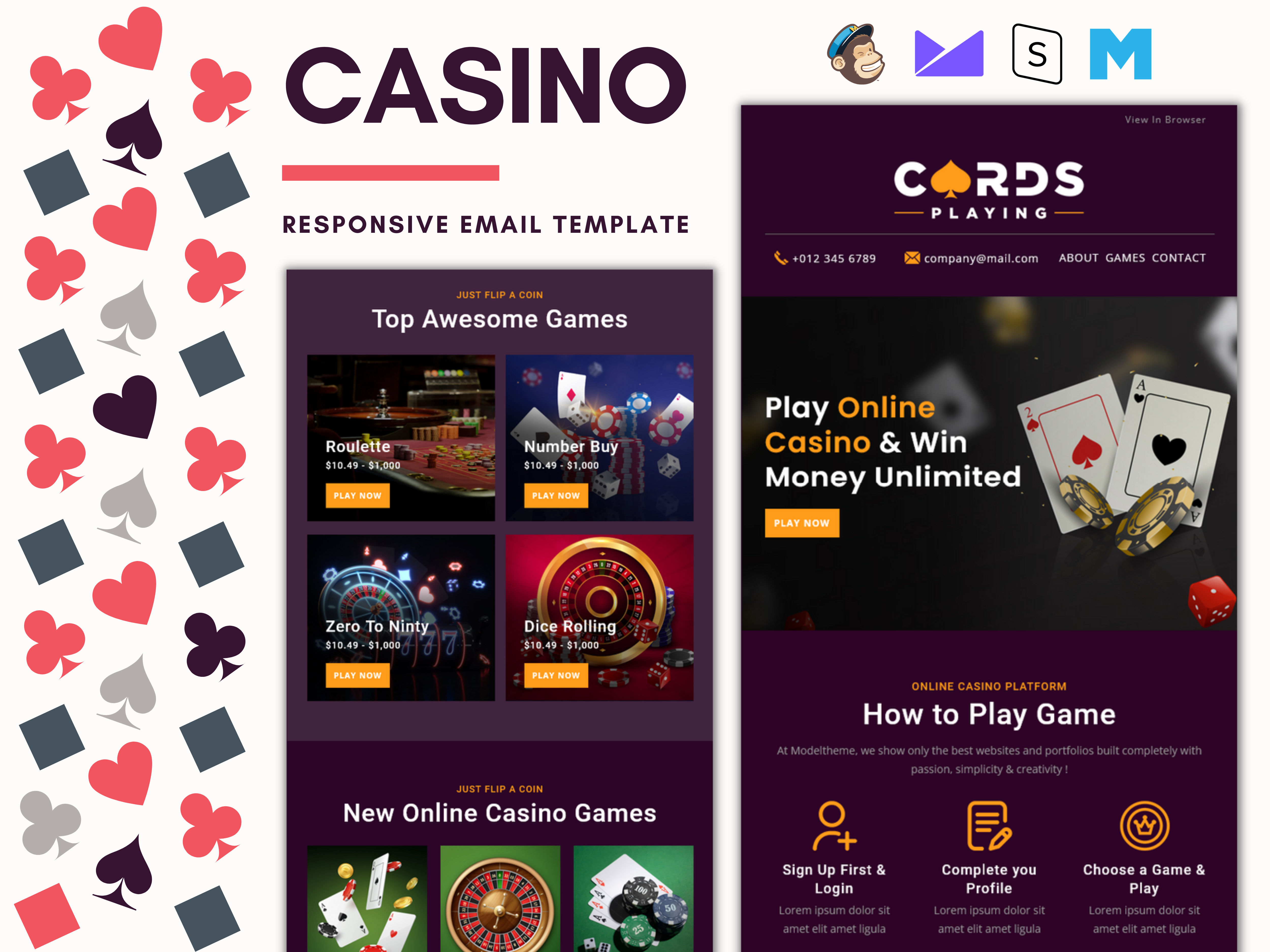 Gamer - Online Games Email Template