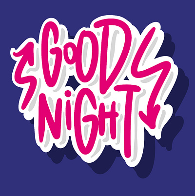Good Night! branding design good night graphic design illustration lettering logo procreate typography