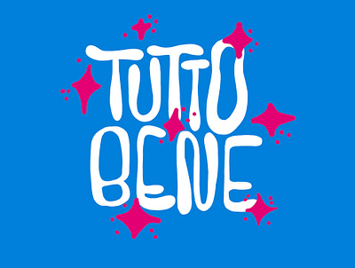 Tutto Bene branding design graphic design illustration lettering logo procreate typography