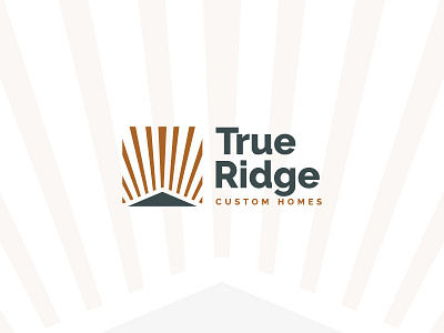 Custom House Logo bold building clean concept creative custom home design house ideas logo modern monogram pictogram property real estate ridge shine